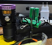 تصویر چراغ قوه یووی چراغ کارشناسی چراغ تشخیص رنگ 