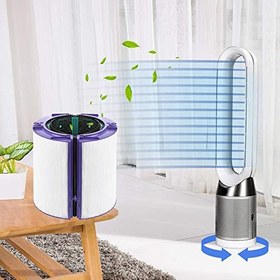 تصویر فیلتر تصفیه هوا مناسب دستگاه دایسون مدل های Dyson HP04 TP04 DP04 TP05 DP05 ( ارسال 10 الی 15 روز ) 