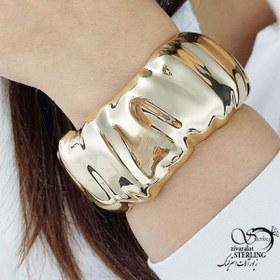 تصویر دستبند النگویی بدل طرح دار Luxury-bangle-bracelet