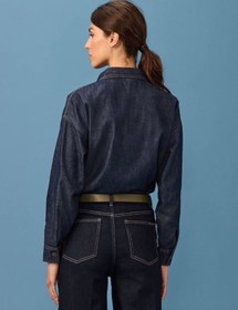 تصویر پیراهن جین دارک بلو next 