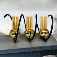 تصویر جا شمعی فنری مارپیچ 