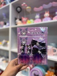 تصویر پک عینک و گیره و کش مو فانتزی کرومی 