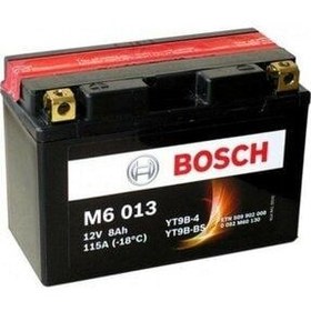 تصویر باطری 12 V 8 Ampere M6013 Yt9B Bs باتری موتور سیکلت Bosch 