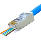 تصویر سوكت ميان گذر CAT6 SFTP 