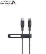 تصویر کابل شارژ انکر مدل Anker 542 USB-C to Lightning A80B5 با طول 90 سانتی‌متر Anker 542 USB-C to Lightning Cable A80B5 60W Bio Braided 3fit