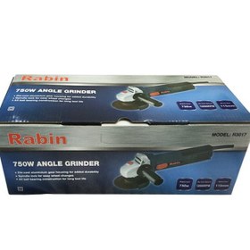 تصویر مینی فرز 750 وات کلید بغل رابین مدل  R3017 RABIN mini angle grinder R3017