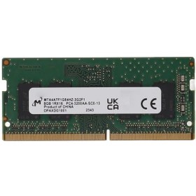 تصویر رم لپ تاپ DDR4 تک کاناله 3200 مگاهرتز CL22 کروشیال مدل CT16 ظرفیت 16 گیگابایت 