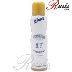 تصویر اسپری بدن زنانه Alien حجم 150میل رینوزیت Renuzit Alien Deodorant Spray For Women 150ml