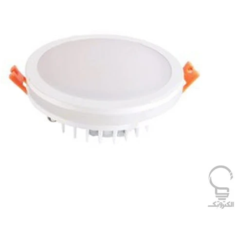 خرید و قیمت پنل LED رنگی سفید توکار گرد 15 وات سان لوکس | ترب