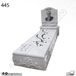 تصویر سنگ قبر خاص گل برجسته قروه - 445 