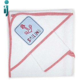 تصویر ‫سرویس حوله نوزاد بیب مدل لنگر‬ ‫Babe ‬ 