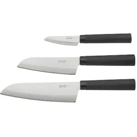 تصویر ست 3 تکه چاقوی ایکیا مدل 503.468.29 Ikea FORSLAG Ikea FORSLAG 503.468.29 knife set 3 pices