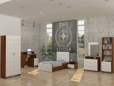 تصویر سرویس خواب نوجوان و جوان مدل استار 