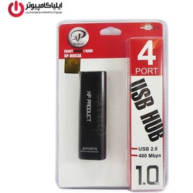 تصویر هاب USB 2.0 چهار پورت ایکس پی مدل H803A 