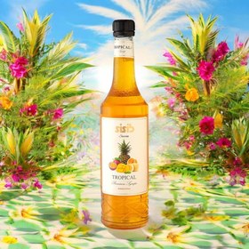 تصویر سیروپ تروپیکال سی سیب - 700 میلی لیتر 