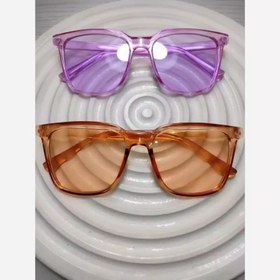 تصویر فرم عینک طبی با شیشه رنگی کد489 