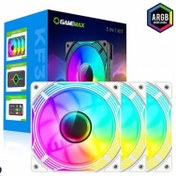 تصویر فن کیس گیم مکس مدل KF300 RGB 