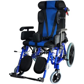 تصویر ویلچر برانکاردی جی تی اس (JTS) مدل CP سایز 38 و 44 jts wheelchair cp