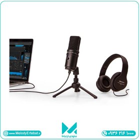 تصویر پکیج میکروفون یو اس بی و هدفون زوم مدل ZUM-2 USB Podcast Mic Pack Zoom ZUM-2 USB Podcast Mic Pack