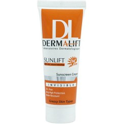 تصویر کرم ضد آفتاب  درمالیفت بی رنگ مناسب پوست خشک و نرمال SPF50 Dermalift Sunscreen Sunlift invisible For Dry And Normal Skin SPF50 Cream 40ml