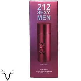 تصویر عطر جیبی مردانه فراگرنس ورد مدل 212 حجم 35 میلی لیتر fragrance world 212 man