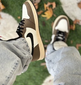 تصویر کتانی بسکتبال نایک مدل AirJordan Travis Scott AirJordan Travis Scott