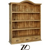 تصویر کتابخانه چوبی کلاسیک 