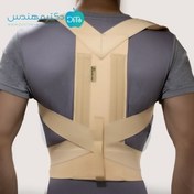 تصویر قوزبند کشی سماطب سایز لارج کد ۴۰۱۱ Sama-teb posture aid brace code 4011 size L