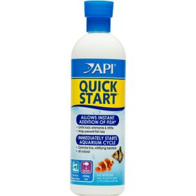 تصویر محلول 473 میلی باکتری استارتر سریع آب آکواریوم API API quick start