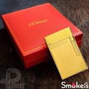تصویر فندک S.T Dupont مدل شمشی طلایی 