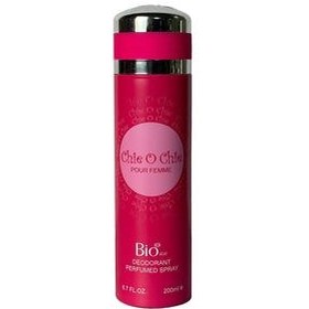 تصویر اسپری بدن زنانه مدل Chie O Chie حجم 200 میلی لیتر بیو استار Bio Star Chie O Chie Deodorant Spray For Women 200ml