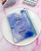 تصویر کلاسور شفاف پینترستی ۲۰ حلقه قفل فلزی 