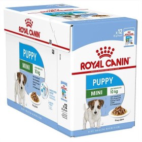 تصویر غذای مرطوب پت سفید/آبی ۸۵ گرم برند royal canin 