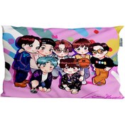 تصویر روبالشی کودک هزاردستان طرح bts طرح rob199 