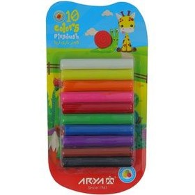 تصویر خمیر بازی آریا طرح زرافه کد 1021 