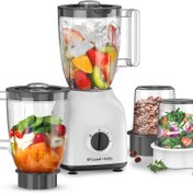 تصویر بلندر یا مخلوط کن و آسیاب کن و خرد کن 4 در1 برند راسل هابز انگلستان RUSSEL HOBBS BLENDER BWM103 