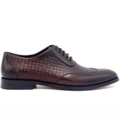 تصویر کفش کد 5 حصیری بندی قهوه ای 