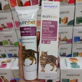 تصویر خمیر گاسترو گربه یوروپت ( سلامت دستگاه گوارش ) 100 گرم - اورجینال Europet cat Gastro intestinal paste 100g