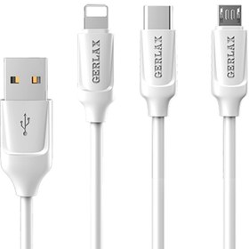 تصویر کابل تبدیل USB به microUSB جرلکس مدل GD-42 طول 1.2 متر 