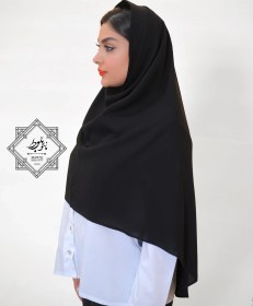 تصویر مقنعه کرپ هلسا ابری 