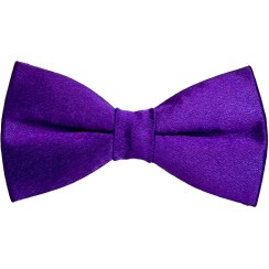 تصویر پاپیون بچگانه بنفش | دست‌دوز R&R 