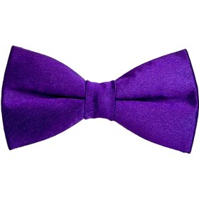 تصویر پاپیون بچگانه بنفش | دست‌دوز R&R 