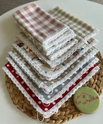 تصویر دستمال آشپزخانه دور دانتل 