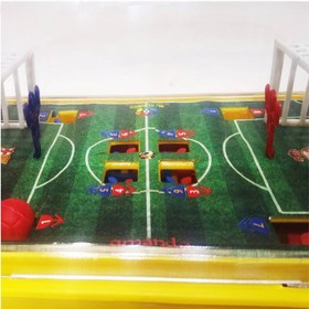 تصویر اسباب بازی مینی فوتبال مدل شیشه ای رومیزی Tabletop glass model mini soccer toy