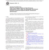 تصویر ASTM D8193 − 18- Standard Test Method for Total Oil and Grease (TOG) and Total Petroleum Hydrocarbon (TPH) in Water and Wastewater with Solvent Extraction Using Non-Dispersive Mid-IR Transmission Spectroscopy 