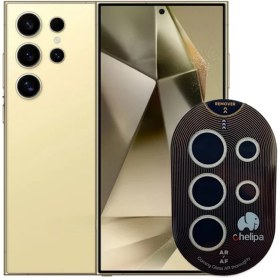 تصویر محافظ لنز دوربین گوشی سامسونگ Galaxy S24 Ultra چلیپا مدل shine 