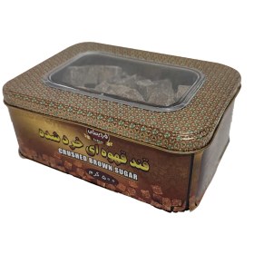 تصویر قند قهوه ای فردیسان 500 گرم Fardisan Cube Brown Sugar, Crushed, 500gr