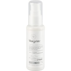 تصویر کرم دست روشن کننده و ضد لک مارگریت حجم ۵۰ میلی لیتر با SPF15 مناسب انواع پوست 