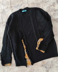 تصویر بلوز بافت گپ زنانه آستین طرح دار - سایزXL Baft