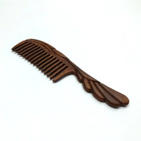 تصویر شانه چوبی دسته دار طرح بال کد HG-138 